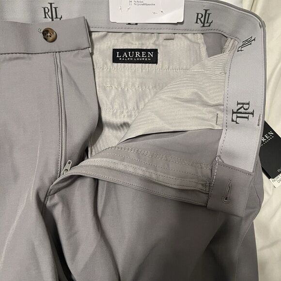 Lauren Ralph Lauren Classic-Fit Norton Active Dress Pant Gray 38x34 NWT - Picture 13 of 13